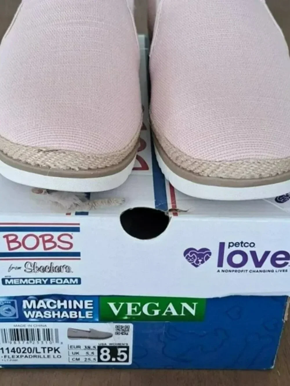 Skechers BOBS Flexpadrille LO - Color: Light Pink - Size: Women 8.5 - Picture 3 of 10